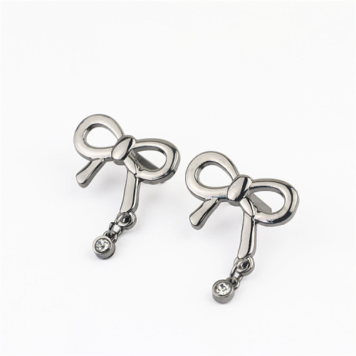 Зажим декоративный Бант со стразом фото 2