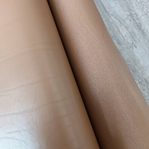 Кожа чепрак 2,2 мм раст. дубл. Карамель Conceria Италия  фото 4