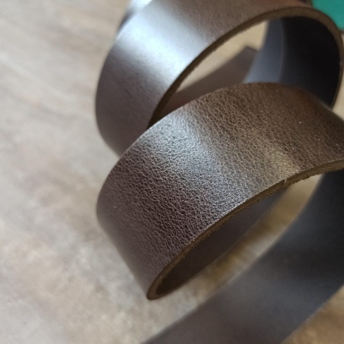 Заготовка для ремня раст. дубл. 39 мм, толщ. 3,6 мм Винтаж Италия  ZR RD02 - фото товара фото 6