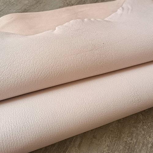 Кожа козы (шевро) 1,3-1,5 мм Светло-Розовый Antiba Италия фото 4