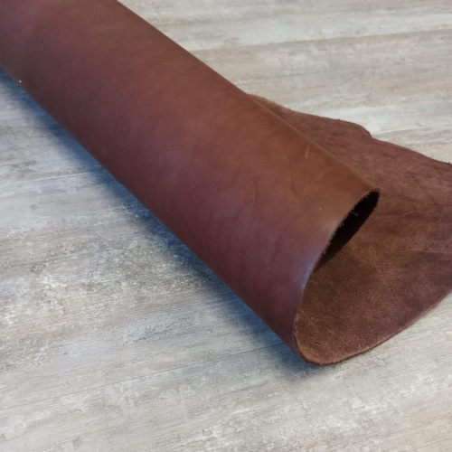 Кожа Вороток краст 2,1-2,5 мм Коньяк фото 6