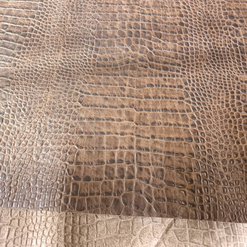 Кожа Кайман 1,0 Тёмно Коричневый Турция фото 4