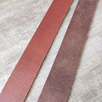 Заготовка для ремня раст. дубл. 39 мм/3.6 мм Буйвол Коньяк  - купить для кожевенного хобби