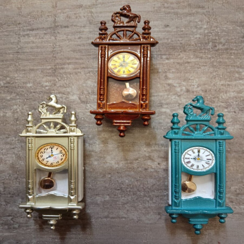 Часы настенные с маятником Миниатюра 1:12 Часы настенные с маятником Миниатюра 1:12