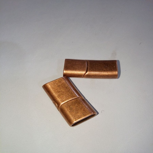 Замок 12х6 мм для плоских браслетов Сталь z18 фото 4