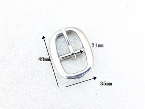 Пряжка 21 мм стальная с перекладиной W025 фото 3