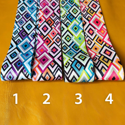 Лента ременная стропа 50 мм Пестрые ромбы фото 4