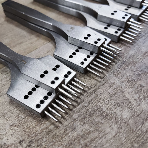 Пробойники строчные Гвозди со сменными зубьями 3-4 мм Набор фото 10