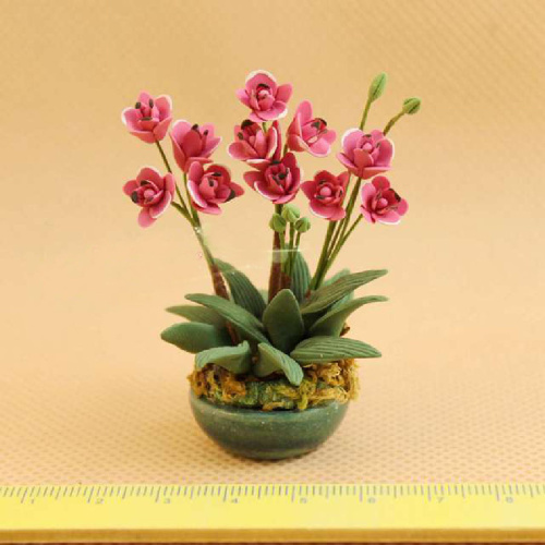 Орхидеи в керамическом горшочке для кукольного дома | Галерея фото | Pava.pro Орхидеи в керамическом горшочке для кукольного дома - фото товара
