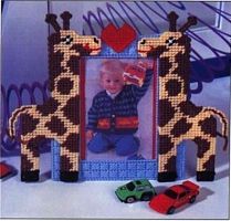 Набор для объемной вышивки Фоторамка с жирафами  - купить для кожевенного хобби