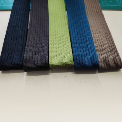 Лента ременная стропа 38 мм толщ. 2 мм Лапша хлопок фото 3