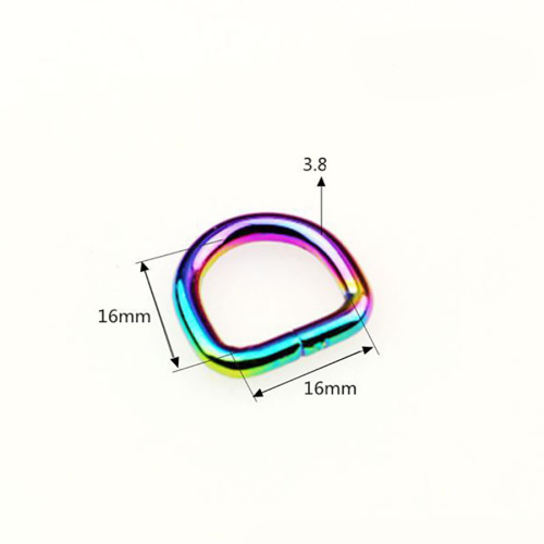 Полукольцо D-образное 20-32 мм цвет Хамелеон фото 3