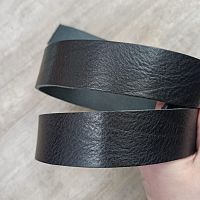 Заготовка для ремня раст. дубл. 39 мм/3.9 мм Черный Etrusco  - купить для кожевенного хобби