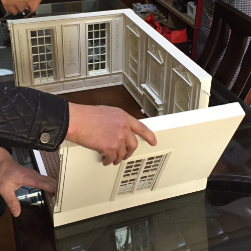 Румбокс для кукол Роспись на белом  D RX-001 - фото товара фото 6