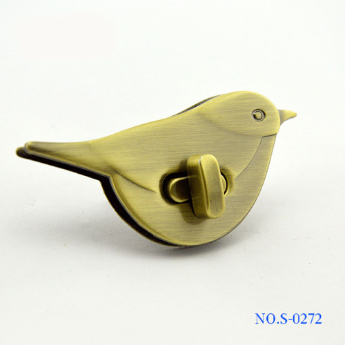Застежка декоративная для сумки Птичка S-0272 Застежка декоративная для сумки Птичка S-0272