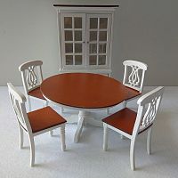 Набор мебели для кукол Столовая 6 предметов  - купить для кожевенного хобби