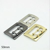 Пряжка 50 мм c двумя язычками Z50