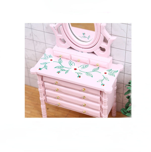 Столик для кукол туалетный зеркалом Разные цвета фото 2