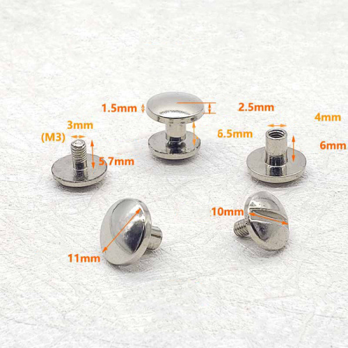 Винт ременной d=11/10 мм сфера, Сплав фото 3