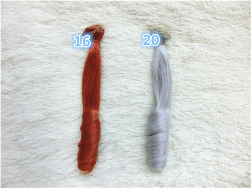 Трессы для кукол 20 см Локоны фото 5