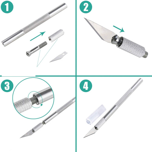 Резак 2 шт. с набором сменных лезвий 30 шт | Галерея фото | Pava.pro фото 2 Резак 2 шт. с набором сменных лезвий 30 шт LMDZ-014 - фото товара фото 2