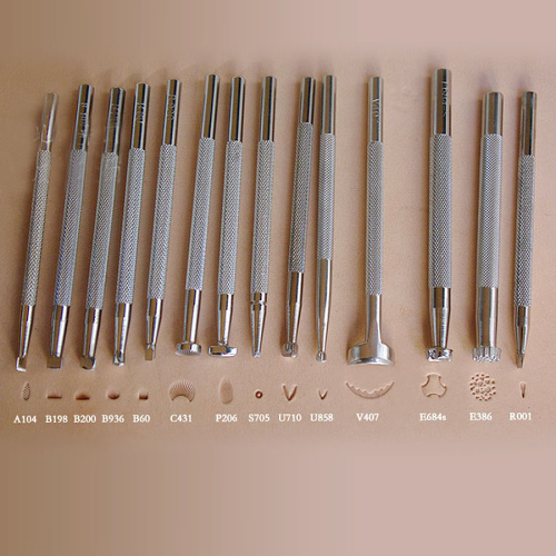 Штамп для тиснения по коже B936 PGF углеродистая сталь  PGF-B936 - фото товара фото 2