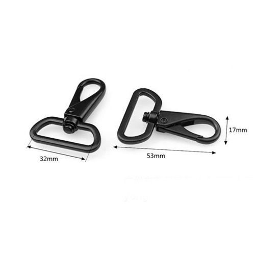 Карабины металлические 25-38 мм черный арт. 1915 фото 3