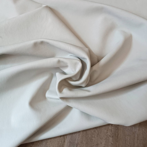 Кожа теленок 1,2-1,4 мм хромового дубл. Белый Италия фото 4