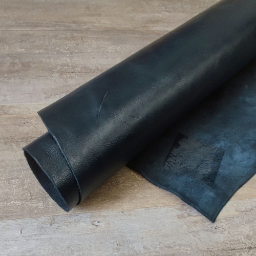 Кожа Пулл-Ап 1,3-1,5 мм цвет Черное море Кожа Пулл-Ап 1,3-1,5 мм цвет Черное море