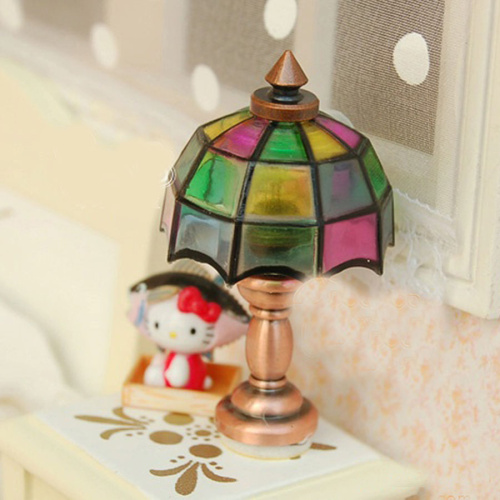 Настольная лампа Витраж для кукол на проводе  SH  D-L041 - фото товара фото 3