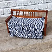 Диван для кукол без подушек Миниатюра 1:12  - купить для кожевенного хобби