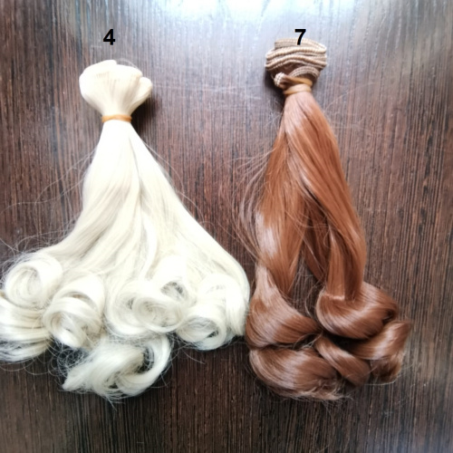 Трессы для кукол 20 см с Завитыми кончиками BJD фото 2 Трессы для кукол 20 см с Завитыми кончиками BJD фото 2