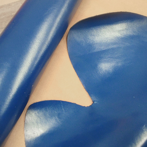 Кожа раст. дуб. Аванкорпо Azzurro 1,3-1,5 мм Синий фото 2