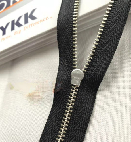 Молния металлическая №3 18 см зубья под серебро YKK Япония фото 3