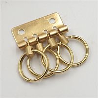 Заготовка для ключницы Латунь 4 кольца  - купить для кожевенного хобби