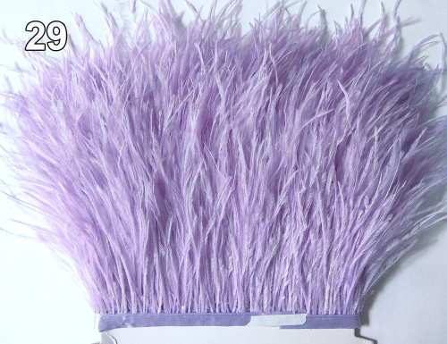 Перья страуса на ленте фото 3