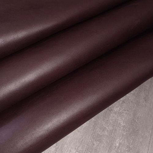 Кожа КРС 1,6-1,8 мм Фьюжен Винный фото 2
