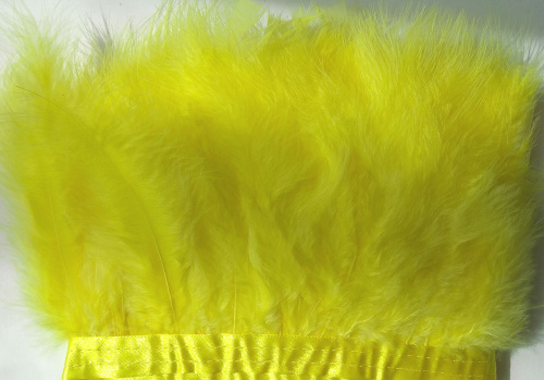 Перья индейки 13-15 см на ленте фото 11