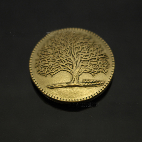 Кончо для кожаных изделий 30 мм Древо жизни латунное  KR 007 - фото товара фото 2