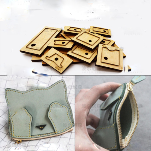 Штанцформы (вырубные штампы) для кошелька Котик    - фото товара