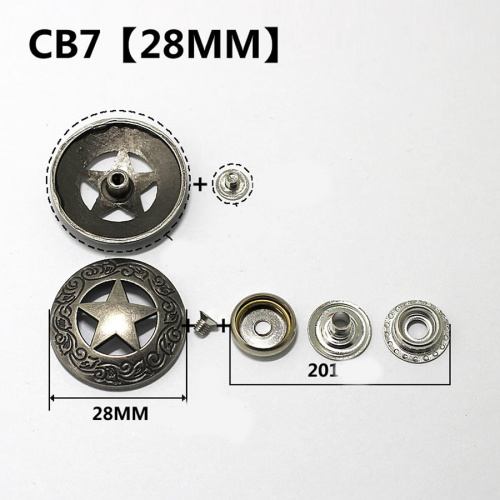 Кнопки пробивные фигурные с кончо арт.CB фото 9