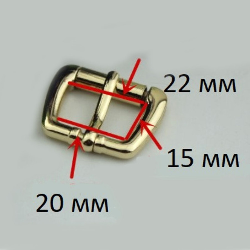 Пряжка 20 мм с роликом Трапеция Z-071 фото 3