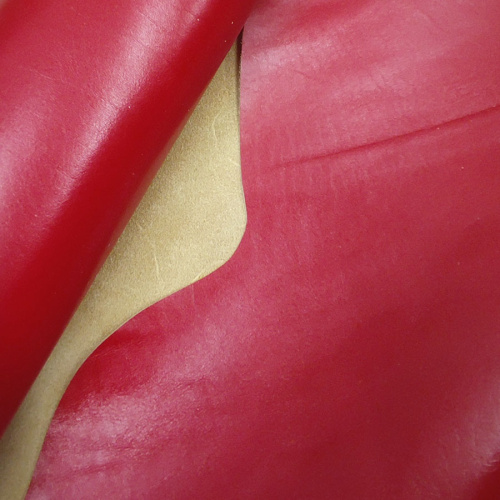 Кожа раст. дуб. Аванкорпо Rosso 1,3-1,5 мм Красный фото 2