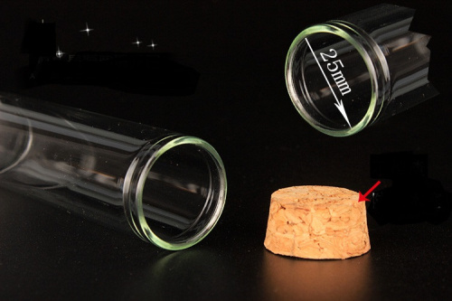 Стеклянные бутылочки с пробкой 3 см фото 4