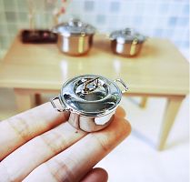 Кастрюля металлическая для румбокса  - купить для кожевенного хобби