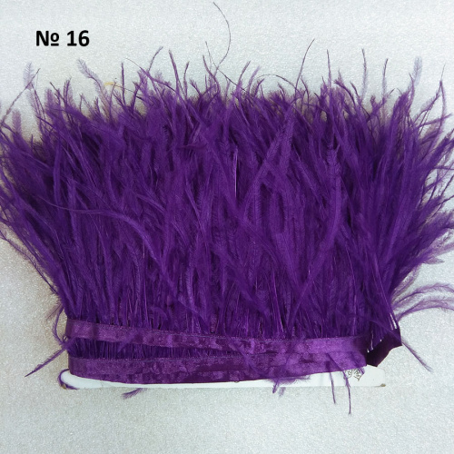 Перья страуса на ленте фото 24