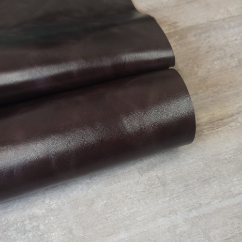 Кожа Пулл-Ап 1,4-1,6 мм темно-коричневый фото 2