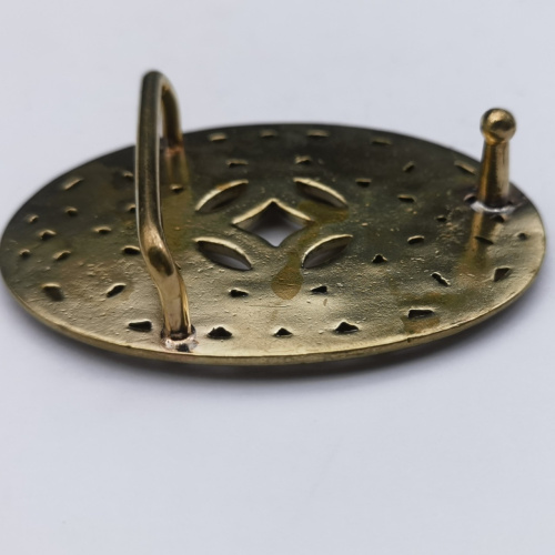 Пряжка для ремня с шипом декоративная 38 мм Рубаи  PR РК998 - фото товара фото 5