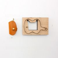 Штанцформы (вырубные штампы) для ключницы на кнопке  - купить для кожевенного хобби