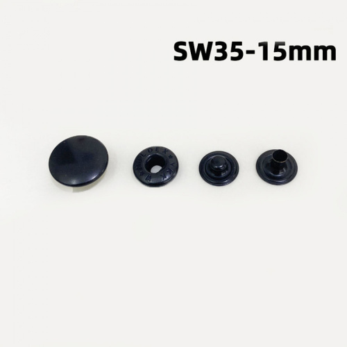 Кнопки пробивные 15 мм YKK латунь фото 2